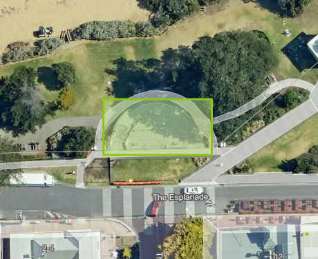 Location of temporary fencing